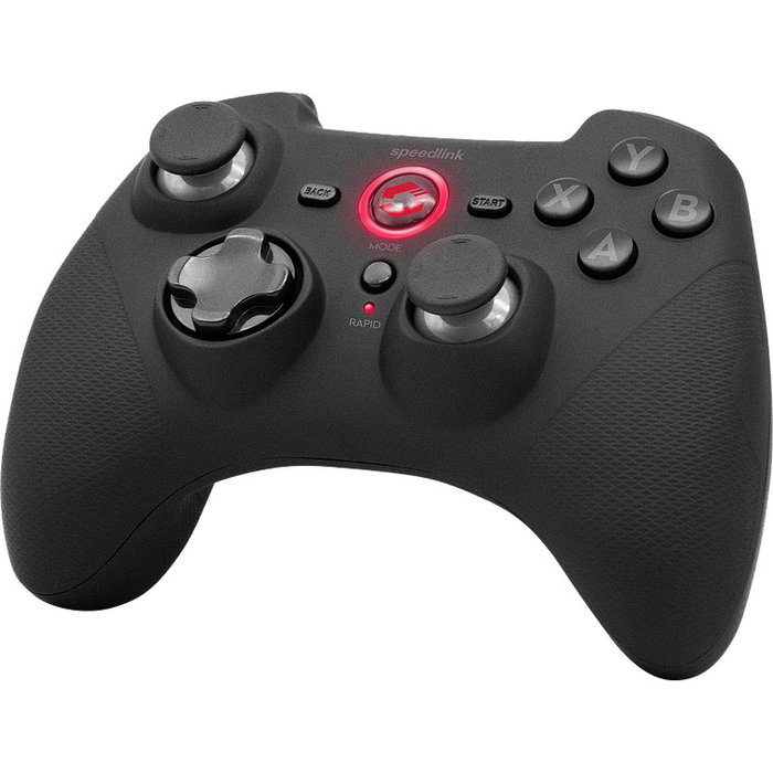 Speedlink Gamepad Inalámbrico RAIT para PC, PS3, Nintendo Switch/OLED, Negro