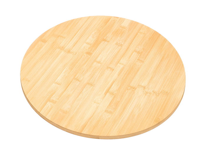 Kinvara Tabla Giratoria Redonda de Bambú, Diámetro 50,5 cm (Set de 6)