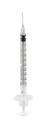 Kruuse Jeringa de Insulina Desechable 0,5ml con Aguja 29G 1/2 100ud