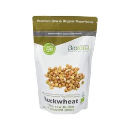 BIOTONA Buckwheat Trigo Sarraceno Germinado Bio 300Gr - Cereal Sin Gluten, Ecológico