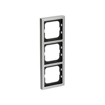 BUSCH-JAEGER 1723-866K Placa de pared para marco de 3 puntos en acero inoxidable