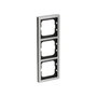 BUSCH-JAEGER 1723-866K Placa de pared para marco de 3 puntos en acero inoxidable