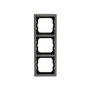 BUSCH-JAEGER 1723-866K Placa de pared para marco de 3 puntos en acero inoxidable