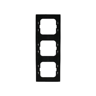 BUSCH-JAEGER 1723-866K Placa de pared para marco de 3 puntos en acero inoxidable