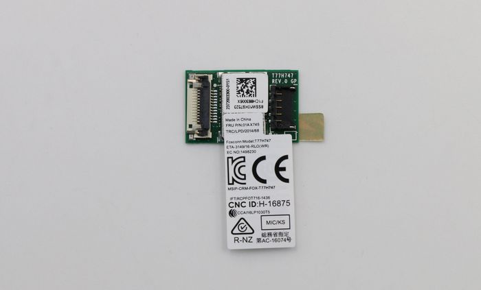Lenovo Módulo NFC inalámbrico para ThinkPad T490, P43S, P14S y T14 Lenovo Módulo NFC inalámbrico para ThinkPad T490, P43S, P14S y T14