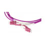 GoodConnections Cable de Fibra Óptica OM4 LC/LC Uniboot 1m Violeta