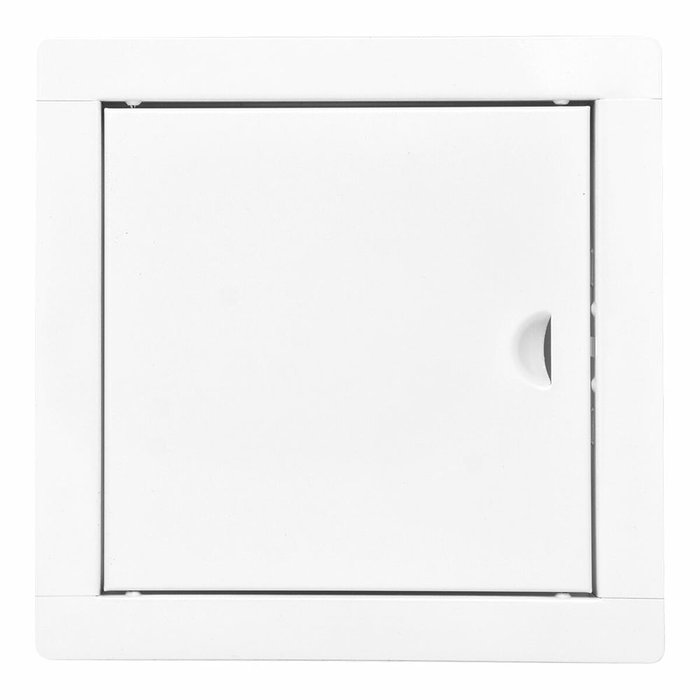 Edm Tapa de registro cuadrada empotrable acero 20x20cm blanca Edm Tapa de registro cuadrada empotrable acero 20x20cm blanca