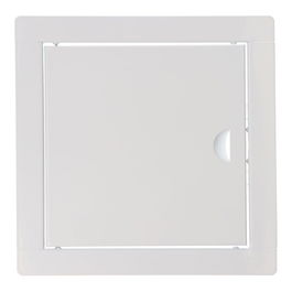 Edm Tapa de Registro Cuadrada Empotrable Acero 20x20cm Blanca