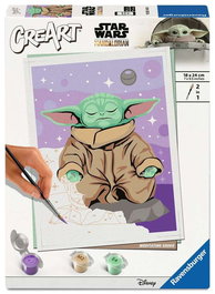 Star Wars: The Mandalorian CreArt Pintura por números Grogu meditando