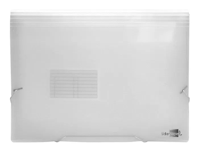 Liderpapel 32114 Carpeta Clasificadora Fuelle Polipropileno DIN A4 Incolora 13 Departamentos