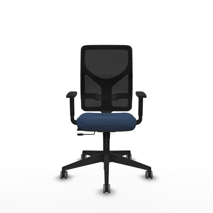 PIQUERAS Y CRESPO Silla de oficina Motilla con mecanismo Sincro/Traslack, Azul marino y Negro PIQUERAS Y CRESPO Silla de oficina Motilla con mecanismo Sincro/Traslack, Azul marino y Negro