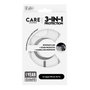 PanzerGlass Protector de Pantalla CARE 3 en 1 Cerámico para iPhone 16 Pro, Kit de Aplicación en Seco Sin Burbujas, Antihuellas y Resistentes a Rayones y Golpes