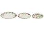 DKD Home Decor Vajilla Navidad Tradicional Acebo Verde Blanco 25x25x2 cm Set 18