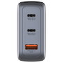 Verbatim Mini GaN Charger 100W con Pantalla TFT y 3 Puertos (EU/UK/US)平衡