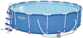Steel Pro+ Piscina Redonda con Depuradora 457x107 cm