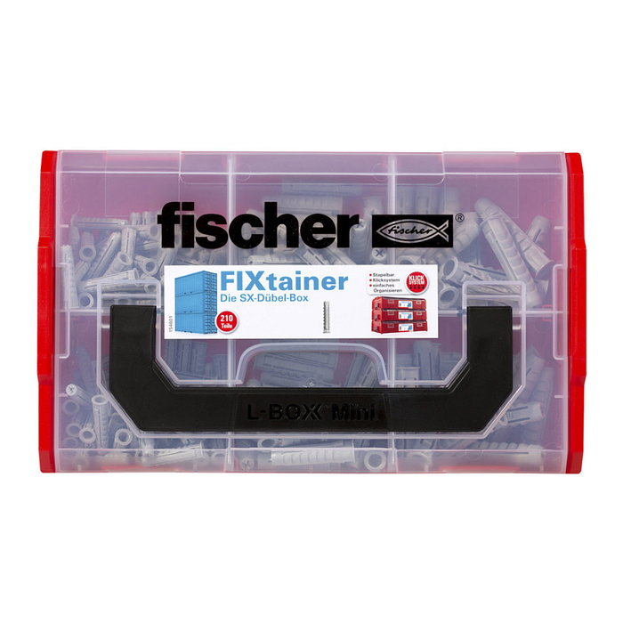 fischer FixTainer - SX Plus Surtido de tacos de expansión 210 piezas de Fischer. Duebel. Duebel ean13: 4048962219869