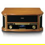 Lenco TCD-2571WD Reproductor de Discos y Cassette Madera Bluetooth USB 10W LCD DAB FM