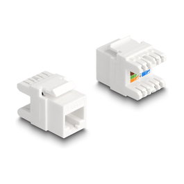 DeLOCK 88131 Módulo Keystone RJ45 hembra a LSA Cat.6A mini sin herramientas
