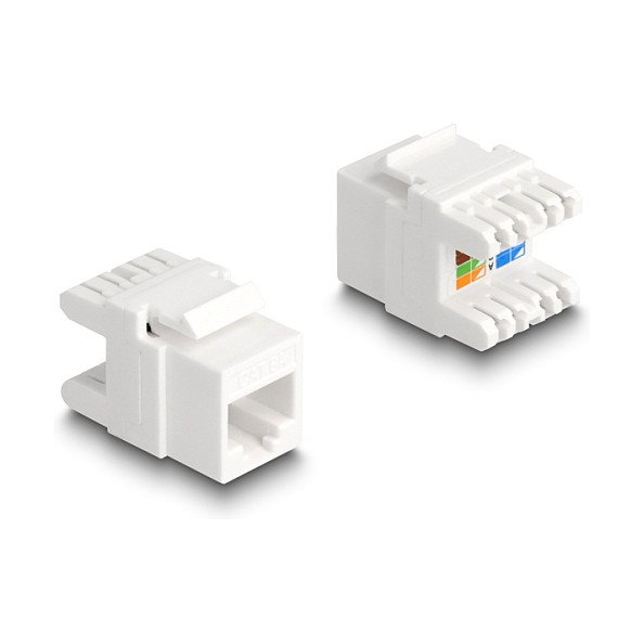 DeLOCK 88131 Módulo Keystone RJ45 hembra a LSA Cat.6A mini sin herramientas DeLOCK 88131 Módulo Keystone RJ45 hembra a LSA Cat.6A mini sin herramientas