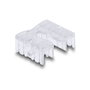 DeLOCK Módulo Keystone RJ45 hembra a LSA Cat.6A mini sin herramientas, Blanco