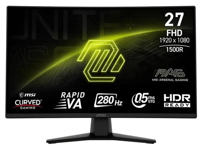 MSI MAG 274CXF Monitor 27'' Full HD Rapid VA Curvo 280Hz 0.5ms MSI MAG 274CXF Monitor 27'' Full HD Rapid VA Curvo 280Hz 0.5ms