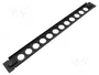 DeLOCK Panel de Conexión Tipo-D de 19″, 12 Puertos, Negro