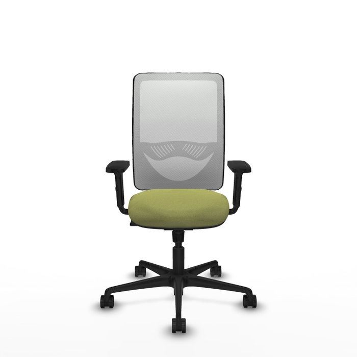 PIQUERAS Y CRESPO Silla de oficina Zulema con mecanismo Sincro, Verde oliva y Blanco PIQUERAS Y CRESPO Silla de oficina Zulema con mecanismo Sincro, Verde oliva y Blanco