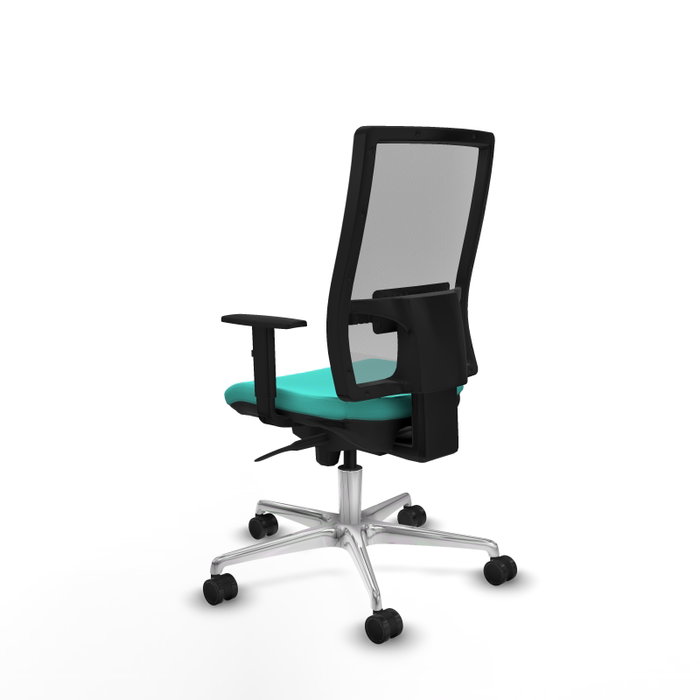 PIQUERAS Y CRESPO Silla de oficina Horna con mecanismo Sincro, Turquesa y Gris PIQUERAS Y CRESPO Silla de oficina Horna con mecanismo Sincro, Turquesa y Gris