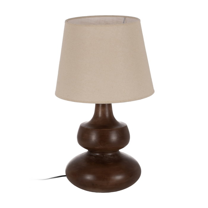 Pantalla Beige Tejido Iluminación 35 X 35 X 26 cm Pantalla Beige Tejido Iluminación 35 X 35 X 26 cm