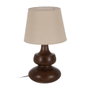 Ixia Pantalla de Iluminación Beige Tejido 35 x 35 x 26 cm