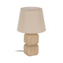Ixia Pantalla de Iluminación Beige Tejido 35 x 35 x 26 cm