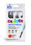 Carioca Pincel Recargable de Agua Redondo con 3 Puntas Surtidas