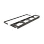 DeLOCK Patchpanel de 19″ con 4 placas Tipo-D y 16 puertos, 2U, Negro