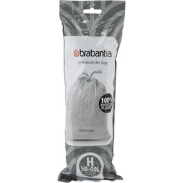 Brabantia PerfectFit Bolsas de Basura Código H (50-60 Litros)