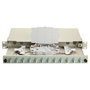 EQUIP Caja de empalme de fibra óptica 12 puertos LC-Duplex OM3 1U Gris
