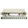 EQUIP Caja de empalme de fibra óptica 12 puertos LC-Duplex OM3 1U Gris