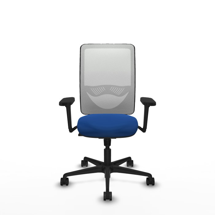 PIQUERAS Y CRESPO Silla de oficina Zulema con mecanismo Sincro, Azul y Blanco PIQUERAS Y CRESPO Silla de oficina Zulema con mecanismo Sincro, Azul y Blanco