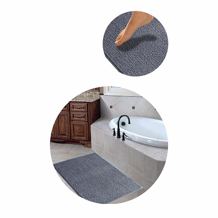 Hidalgo Alfombra de baño shaggy rectangular 40 x 60 cm surtidos