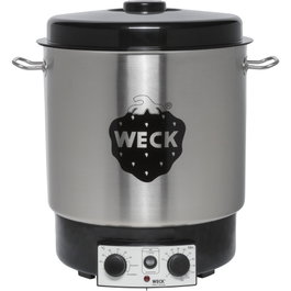 Weck Olla de conserva automática de acero inoxidable con temporizador