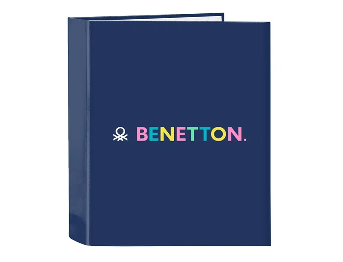 Safta Carpeta Benetton Cool 4 Anillas Lomo Ancho