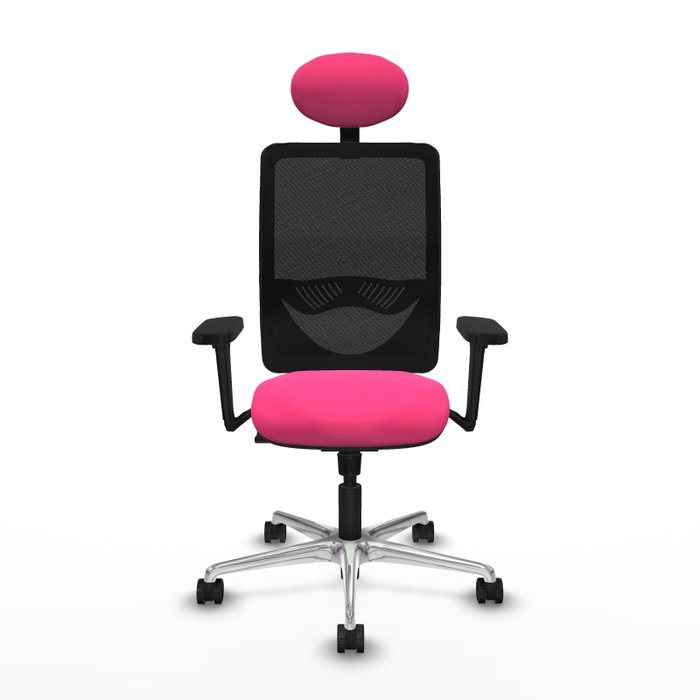 PIQUERAS Y CRESPO Silla de oficina Zulema Rosa y Negro PIQUERAS Y CRESPO Silla de oficina Zulema Rosa y Negro
