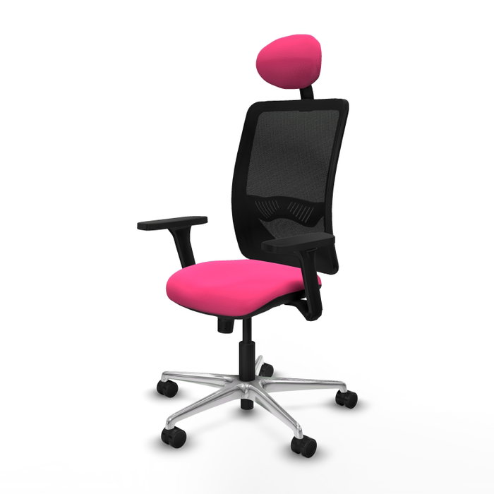 PIQUERAS Y CRESPO Silla de oficina Zulema Rosa y Negro PIQUERAS Y CRESPO Silla de oficina Zulema Rosa y Negro