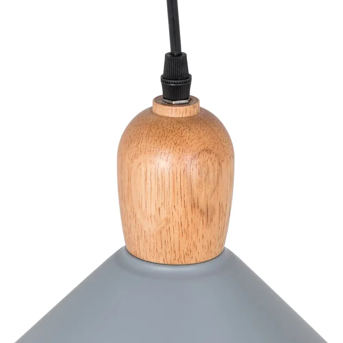 SKD Lámpara Colgante Laura SKD-P134-G Metal y Madera con Cable Regulable en Altura para Decoración Moderna SKD Lámpara Colgante Laura SKD-P134-G Metal y Madera con Cable Regulable en Altura para Decoración Moderna
