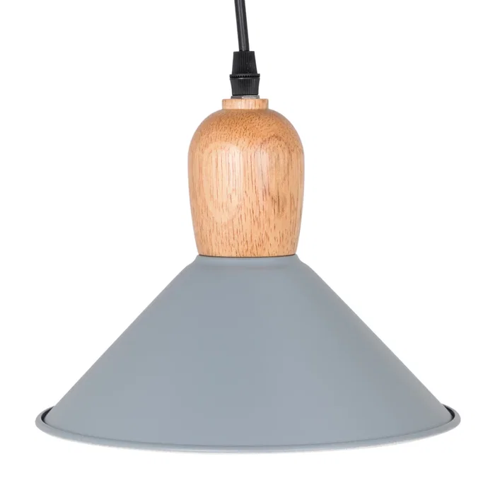 SKD Lámpara Colgante Laura SKD-P134-G Metal y Madera con Cable Regulable en Altura para Decoración Moderna SKD Lámpara Colgante Laura SKD-P134-G Metal y Madera con Cable Regulable en Altura para Decoración Moderna