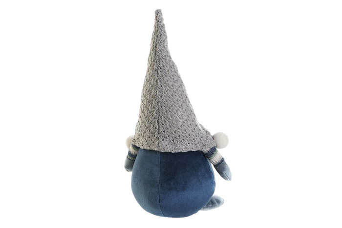 DKD Home Decor Figura Gnomo Poliester Azul Blanco Gris 12 x 35 x 13 cm (2 Unidades) DKD Home Decor Figura Gnomo Poliester Azul Blanco Gris 12 x 35 x 13 cm (2 Unidades)