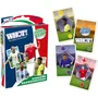 Winning Moves ¡WHOT! Estrellas del Fútbol Mundial - Juego de Mesa de Cartas, 2-6 Jugadores, +5 años