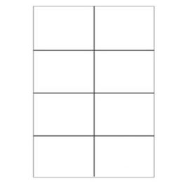 Megastar LP4MS-10574 Caja 100 Hojas Etiquetas Blancas Sin Márgenes Láser Inyección de Tinta Fotocopiadoras 105x74 mm