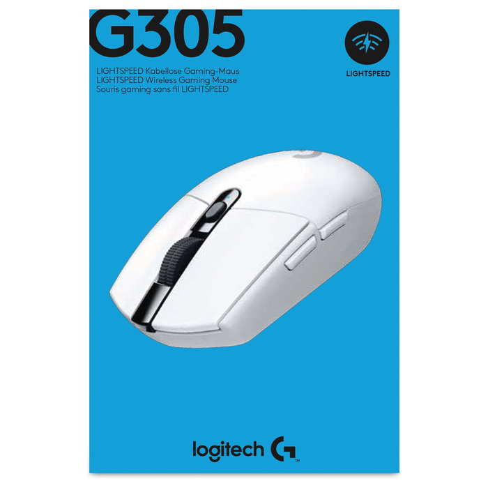 Logitech G305 Gaming Mouse Wireless Blanco
