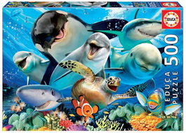 EDUCA BORRAS Selfie Bajo el Agua Puzzle 500 Piezas