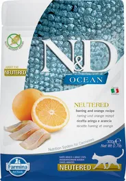 Farmina N&D Cat Ocean Neutered Pienso Seco para Gatos Esterilizados Sabor Pescado 300 gr